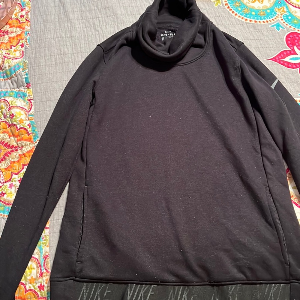 Black Nike Cowl Neck Pullover